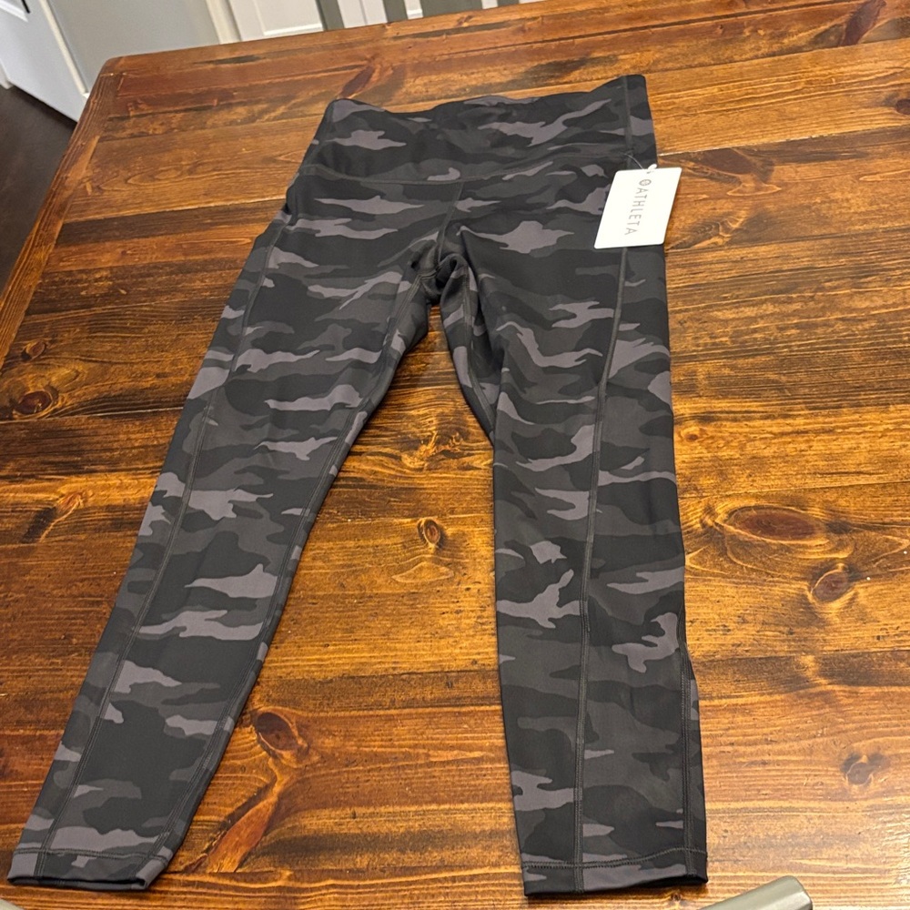 Athleta Gray Camo Leggings